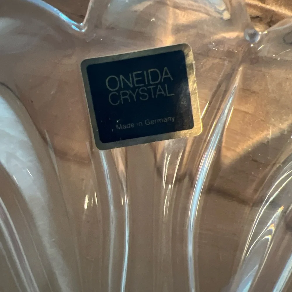 NIB! Oneida Juilliard Crystal‎ 12 1/4